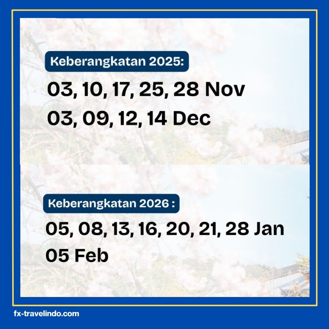 Tour Jepang Murah