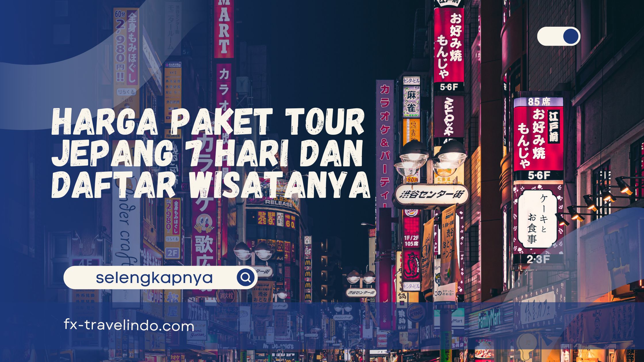 Harga paket tour Jepang 7 hari