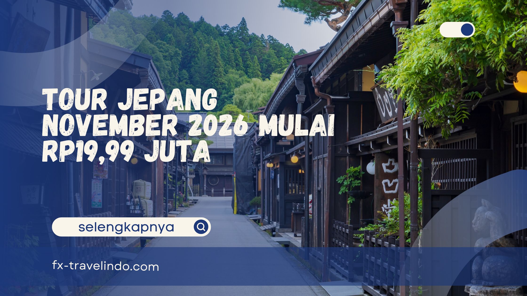 Tour Jepang November 2026