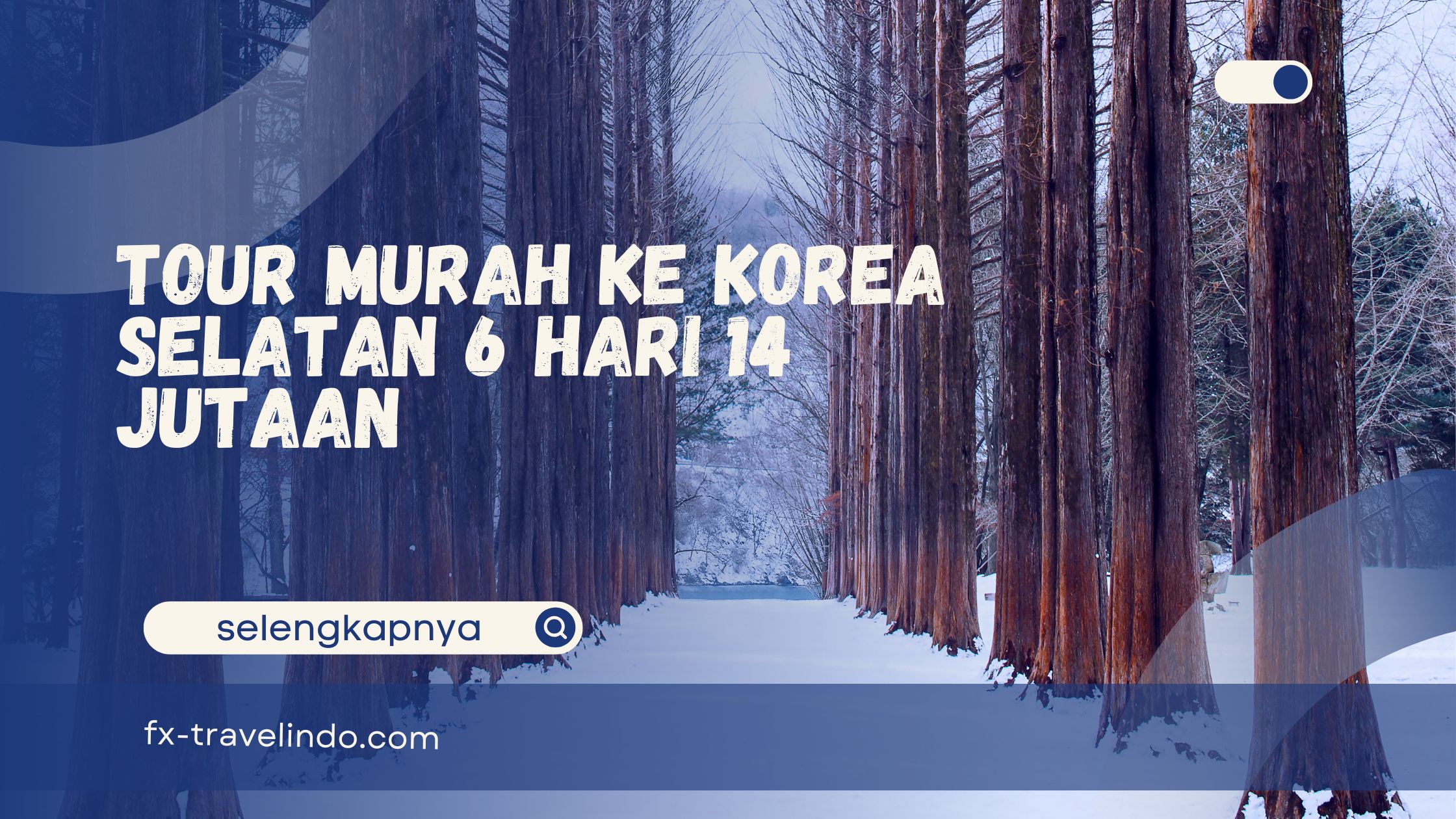 Tour Murah ke Korea Selatan