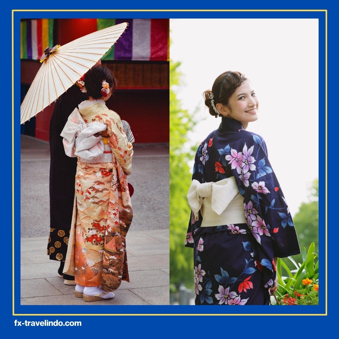 Kimono dan Yukata Apakah Sama