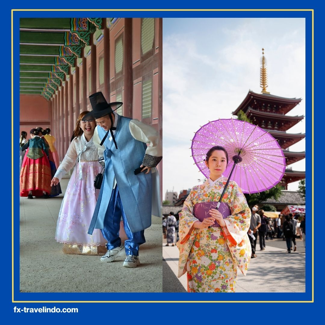 liburan ke Korea atau Jepang