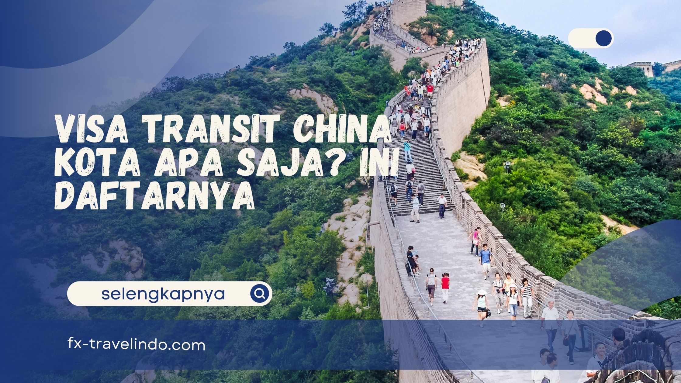 Visa Transit China Kota Apa Saja