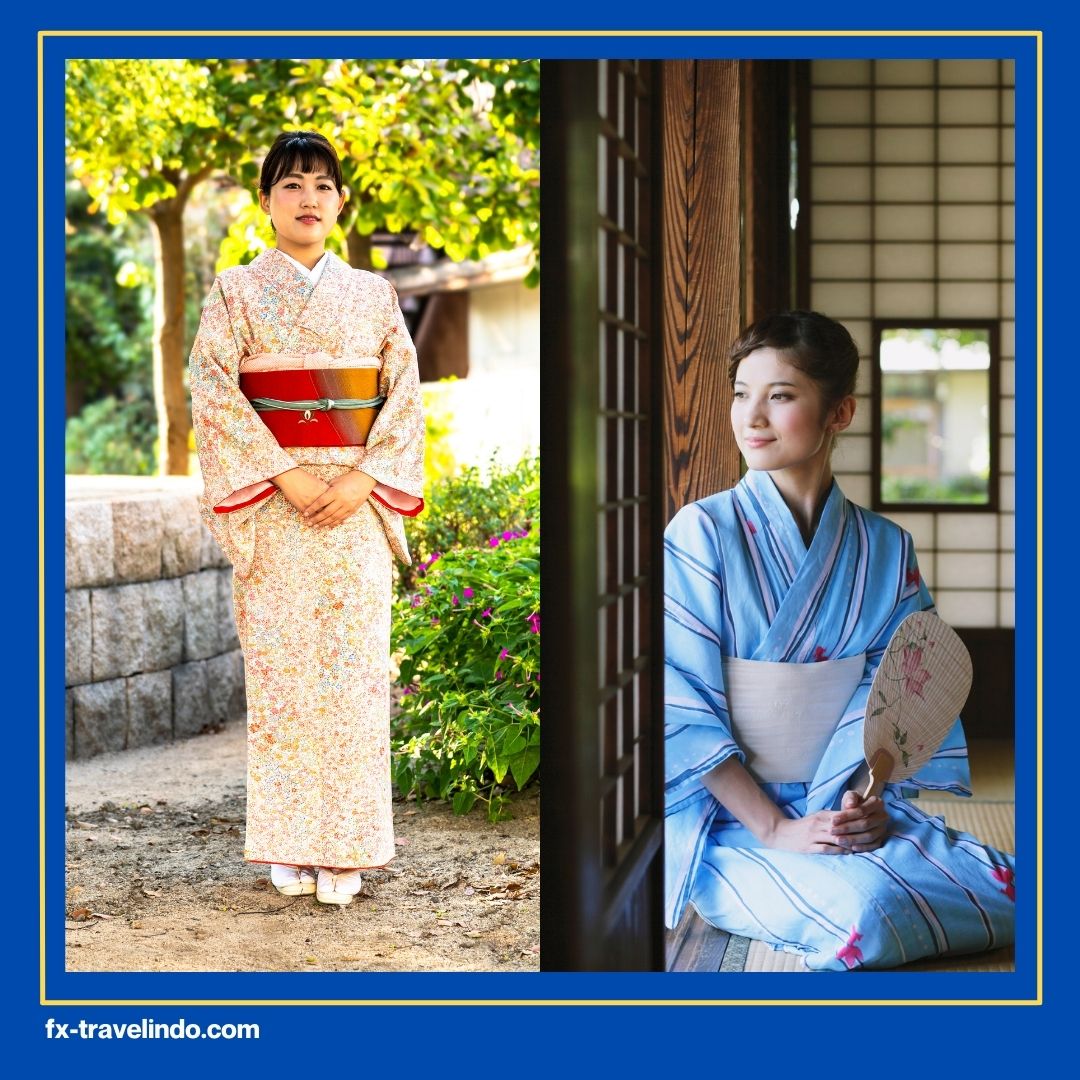 Kimono dan Yukata Apakah Sama