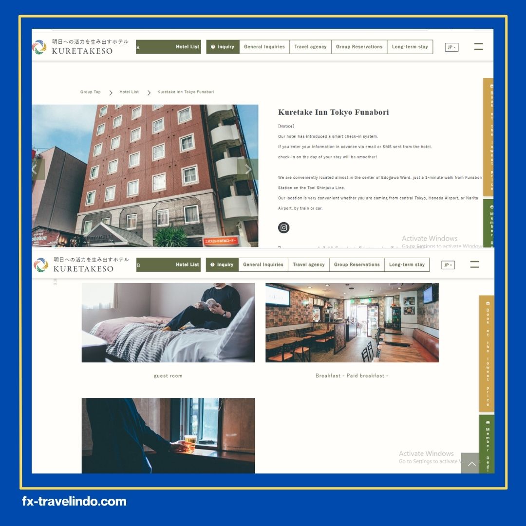 hotel di Tokyo yang strategis dan murah