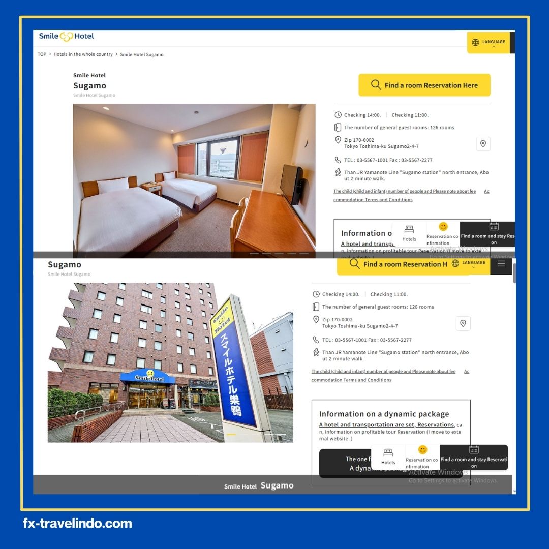 hotel di Tokyo yang strategis dan murah