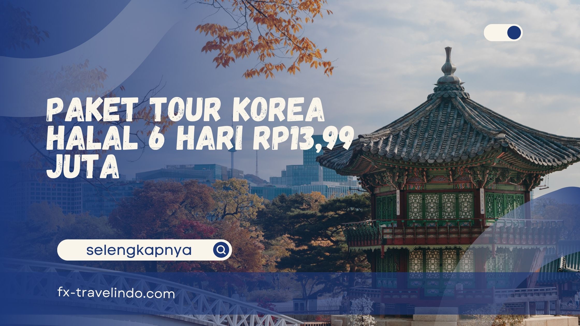 paket tour Korea halal